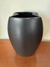 Rosenthal Porzellan Vase TAURUS -  schwarz matt- Design Jan van der Vaart