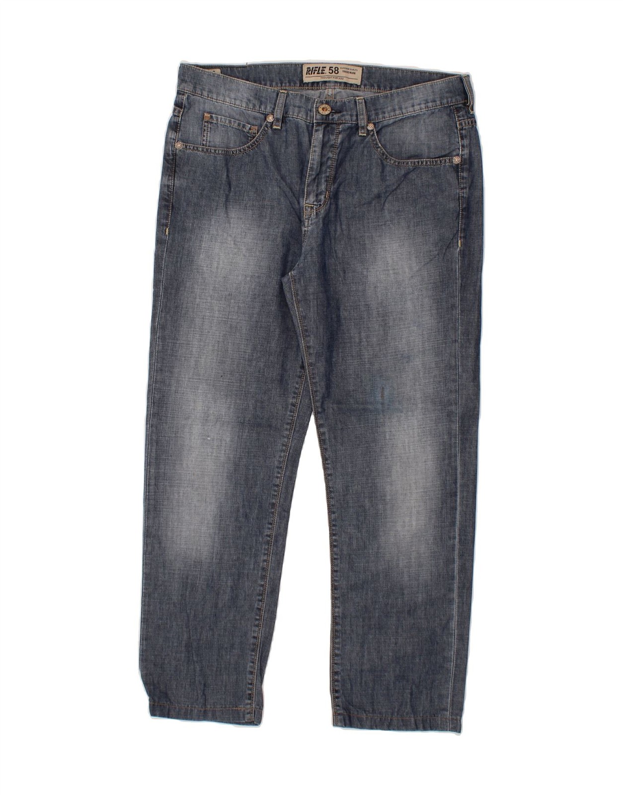 RIFLE Mens Straight Jeans W33 L28  Blue HE02