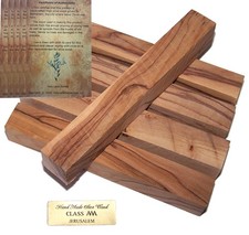 Olive Wood Bethlehem Pen Blank 5 pc 3/4"x 5-5.5" With Certificate