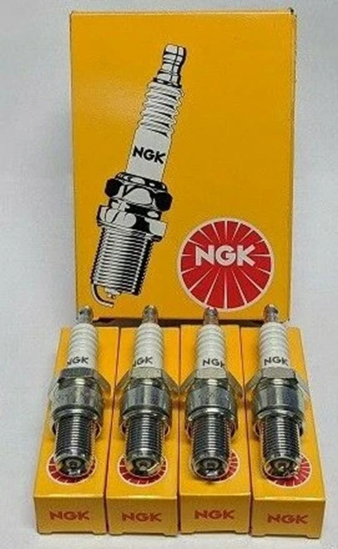 NGK 4838 BP8H-N-10 Standard Spark Plug - Set of 4