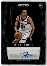 2024-25 Panini Prizm Black NBA No. RS-ALX Trey Alexander Rookie Auto