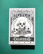 Bicycle Calaveras Playing Cards by Dead on Paper 