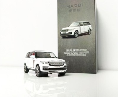 EY Masdi 1:64 2020 White Range Rover SUV ORV Sports Model Diecast Display Car