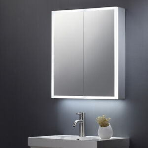 Keenware Kbm 104 Led Bathroom Mirror Cabinet With Shaver Socket