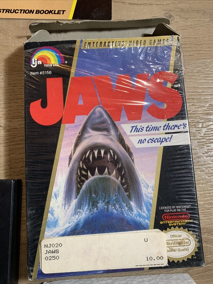 Jaws (Nintendo Entertainment System, 1987) Complete - Image 4 of 4