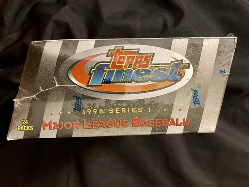 1998 TOPPS FINEST SERIES 1 FACTORY SEALED HOBBY BASEBALL BOX! 24 Packs SCARCE!!! - Picture 5 of 6