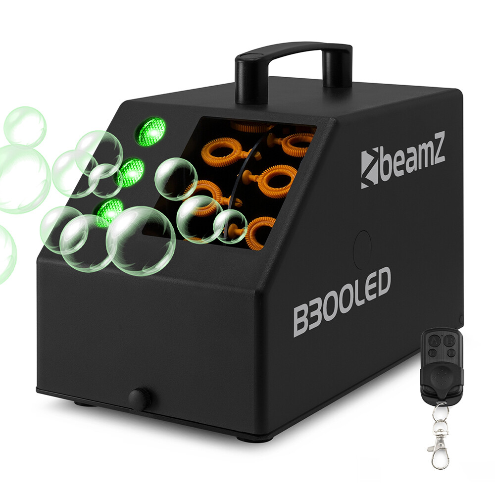 BeamZ B300LED Bubble Machine - Compact DJ Bubble Machine with LED Effect