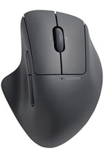ELECOM Bluetooth Mouse Ergonomic Shape  Silen...