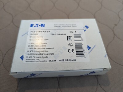 Eaton FAZ-C15-1-NA-SP Circuit Breaker