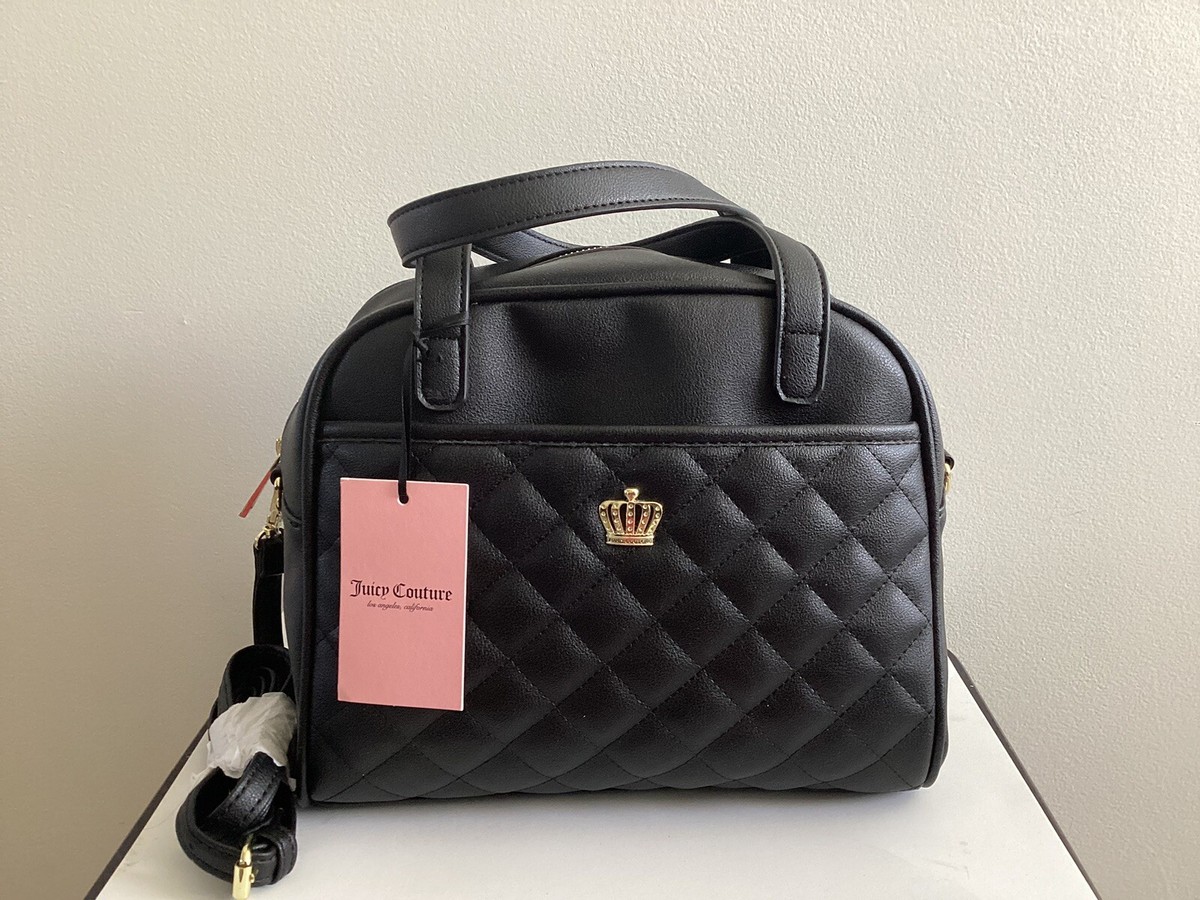 Juicy Couture Black Crown Royal Satchel | eBay