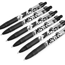 Image of Zebra Z-Grip Smooth Ballpoint Pen 1.0mm Black Ink Camo Barrel Pack of 6