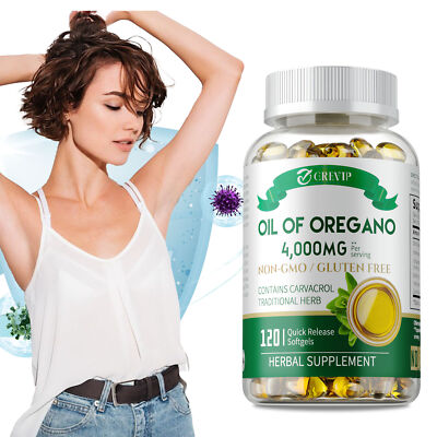 Oil of Oregano Capsules-with Carvacrol, Natural Immune Support, Antioxidant
