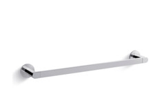 Kohler K-73141-CP Composed 18" Metal Towel Bar Polished Chrome