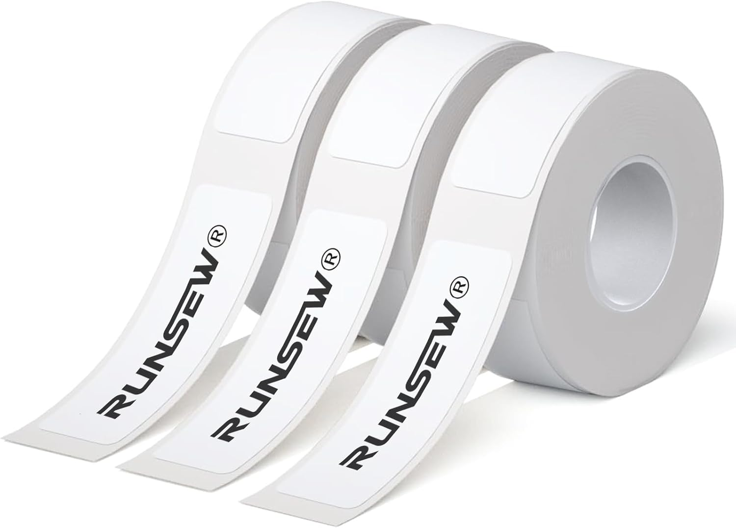 Phomemo D30 White Thermal Label Maker Tape for Sticker Printing-image