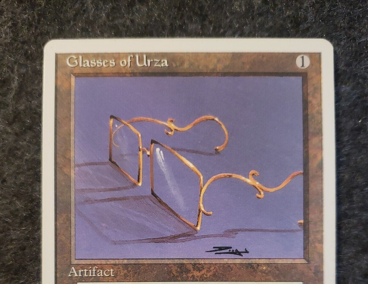 Glasses of Urza 4th Ed 1995 Magic The Gathering MTG NEVER PLAYED