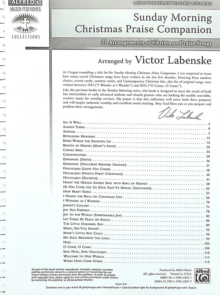 Sunday Morning Christmas Praise Companion - Piano - Image 2 of 4