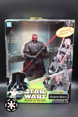 Darth Maul Mega Action Star Wars Power Of The Jedi 2000 17CM