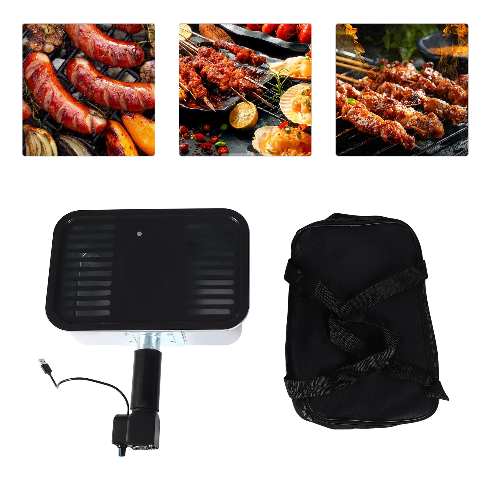 Outdoor Barbecue Grill Portable Barbecue Grill Camping Party Home Fan Grill
Opens in a new window or