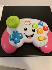 Pink Fisher Price Laugh  Learn Video Game ControllerToy Music, Sound,and Lights