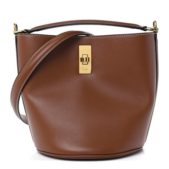 CELINE バケットバッグ ブラウンレザー CELINE 16 Bucket Bag Teen Tan Leather | eBay