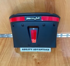 NEW : Permobil REAR SHROUD COVER w/ reflector tape, Version 2 F5, M5, M3, F3