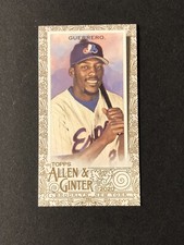 2020 Topps Allen & Ginter Base Mini Parallel GOLD BORDER Vladimir Guerrero #71