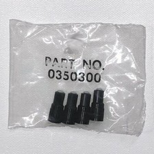 4 Pack Of 1 Long Tire Valve Stem Extensions Black Plastic Mfg. By Dill New Set