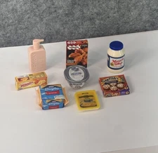Mini Brands Toy Food Items Decorative 8 Pieces Miniature Assorted Items