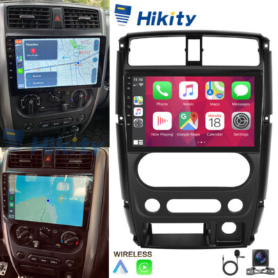 9'' Android 15 Apple Carplay Autoradio GPS Navi RDS Für Suzuki Jimny SN 2005-2019