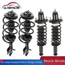 Set 4 Complete Struts Shocks Absorbers For Jeep Compass Patriot Dodge Caliber