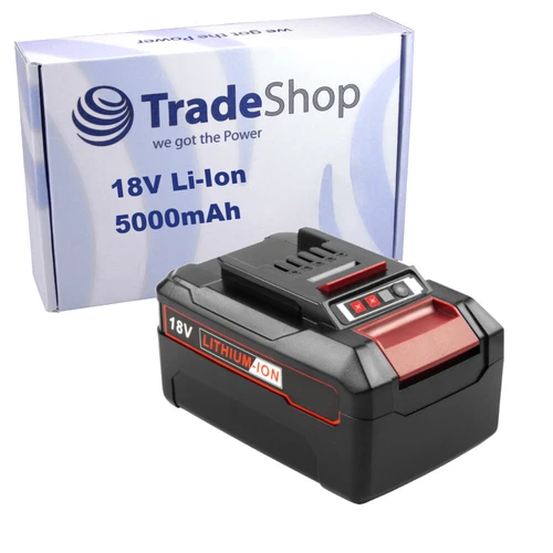 Li-Ion Akku 18V 5000mAh für Einhell Fortexxa 18/20, 18/30, Freelexo 1200 LCD