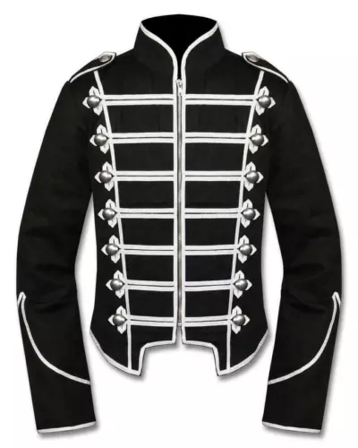 NEW My Chemical Romance Military Jacket black & white Emo Parade Cosplay Costume - Picture 3 of 7
