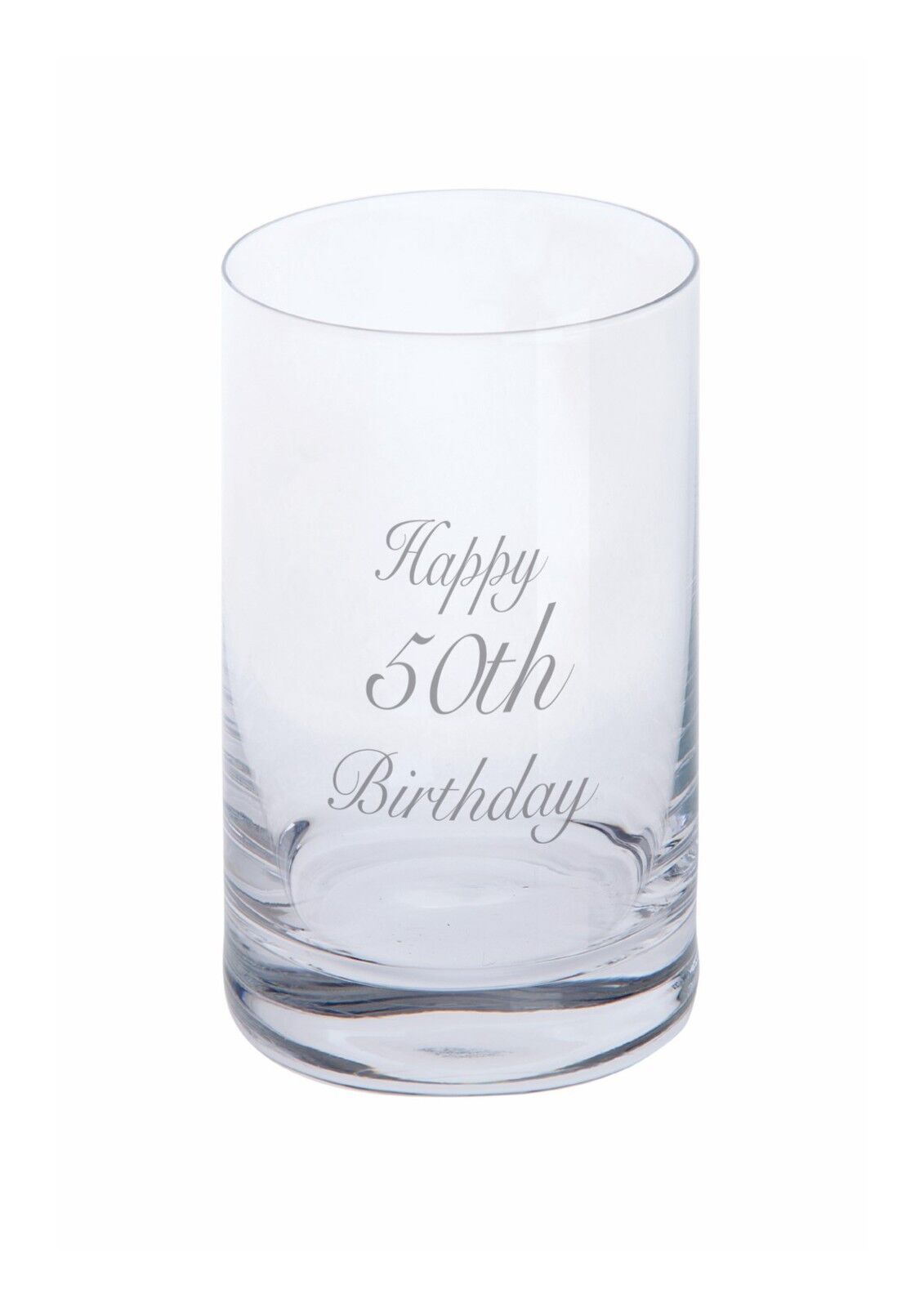 Dartington Tumbler - Happy 50th Birthday gift Idea in Gift Box