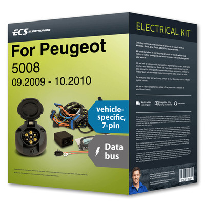 Towbar wiring kit 7-pin specific ›for PEUGEOT 5008 09.2009-10.2010 incl