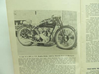 July 1979 Journal Of The Vintage Motorcycle Club Triumph Norton