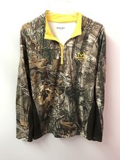 Realtree Xtra Pullover L Camo Quarter Zip Hunting Outdoor Mossy Oak Vibe Grunge