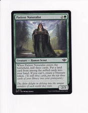 MAGIC THE GATHERING MTG OUTLAWS OF THUNDER JUNCTION PATIENT NATURALIST (#2)