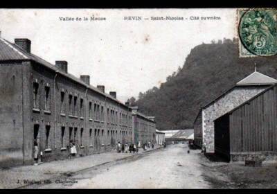 REVIN / SAINT-NICOLAS (08) animated working city in 1904