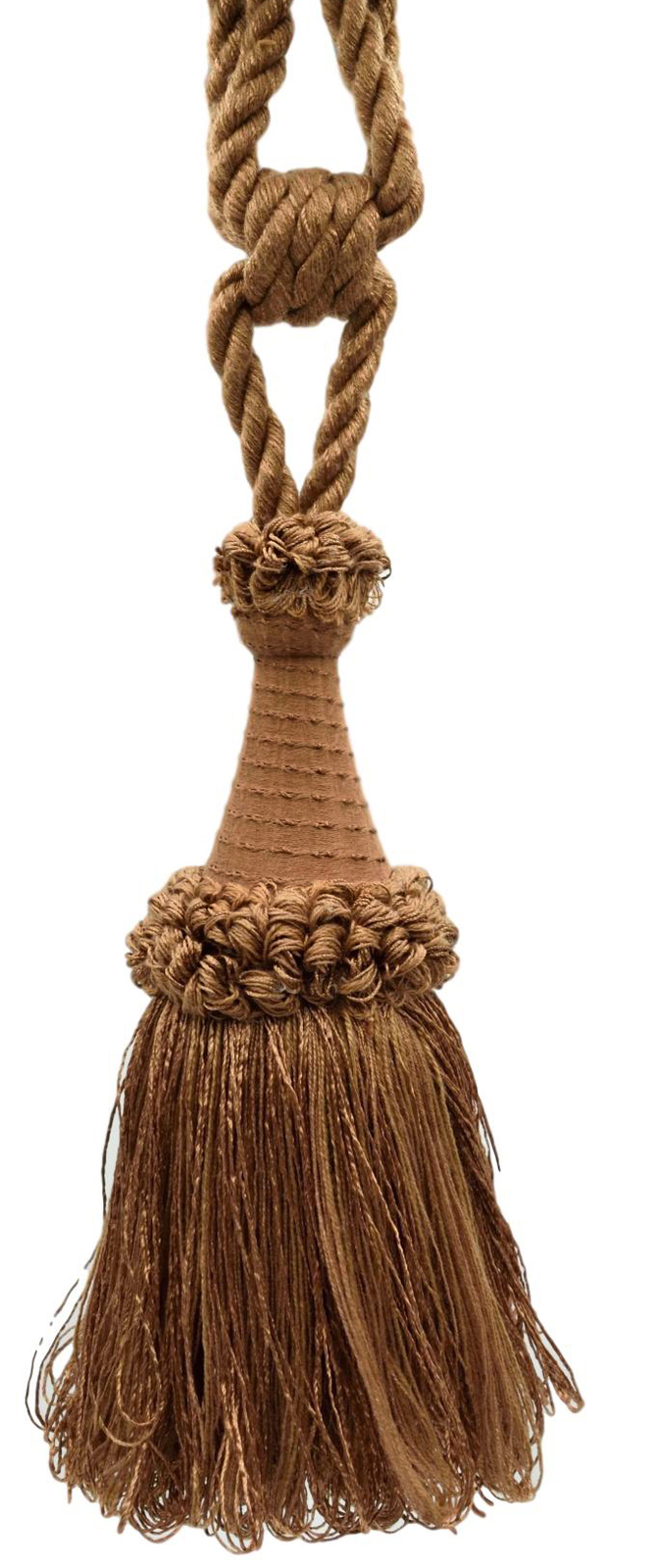 DÉCOPRO 30"" Tassel Tieback, Color# E20 - Oak Brown [Sold Individually]