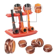 10pc Acrylic Tobacco Pipe Decoration Copper Ring DIY Pipe Tool Dia 13.5*17.9*8mm