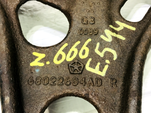 2011-2015 Jeep Grand Cherokee Front Right Passenger Lower Control Arm 5168158AB - 第 7/7 張圖片