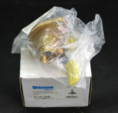 Webstone Full Port Forged Brass Ball Valve w/Adjustable Packing Gland 600CWP 3/4