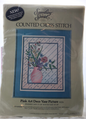 Something Special Cross Stitch Vase Cloth Pattern Needle & Thread Sealed 50226