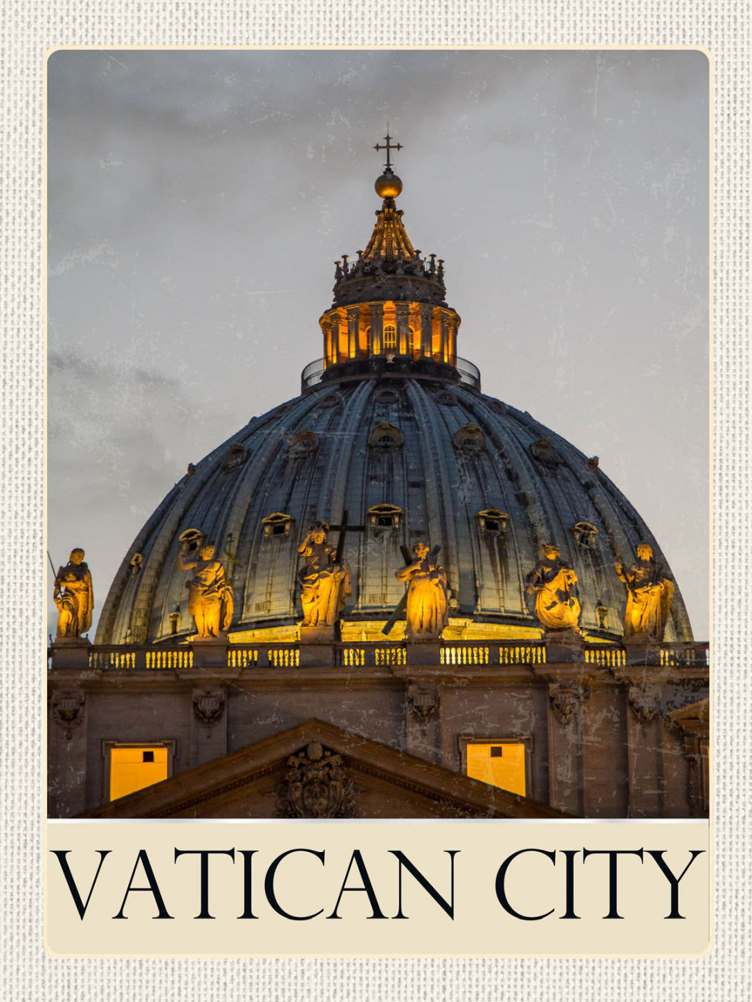 Blechschild 18x12cm Riga Kirche Motiv - DekoNo7 Made In Germany