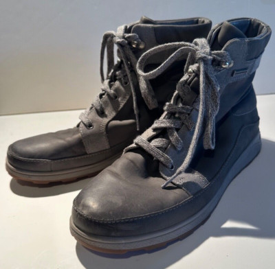 Chaco Sierra Boots Womens 11 Gray Waterproof Leather Hiking Shoes