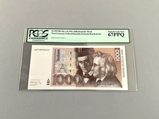 Germany Federal Republic 1,000 Deutsche Mark P-44a 1991  PCGS 67 PPQ