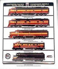 Southern Pacific Railroad Daylight Diesels Metal Sign Made in The USA 12x10