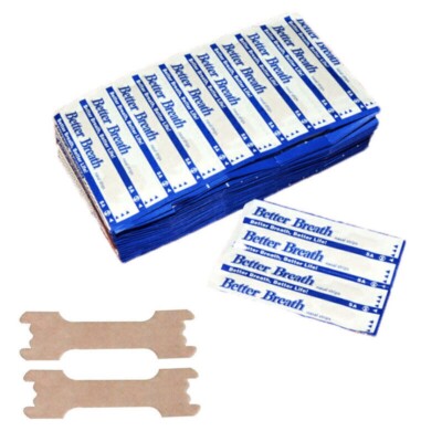 200x Nose Patches Better Breath Nasal Strips Patches Better Breathing Snoring