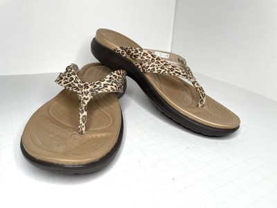 crocs capri leopard