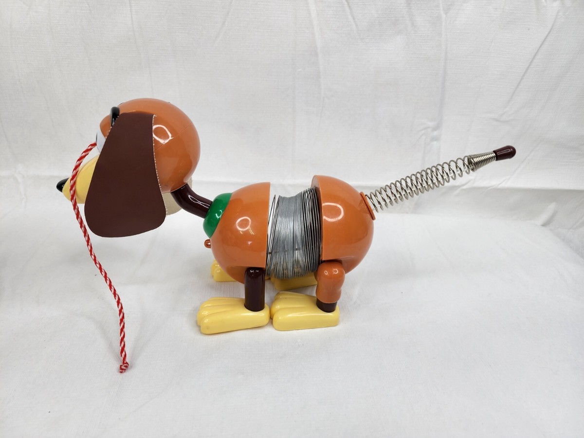 TOY STORY SLINKY Cane Disney Pixar Giocattolo Pull Con Ruote Poof - Foto 9
